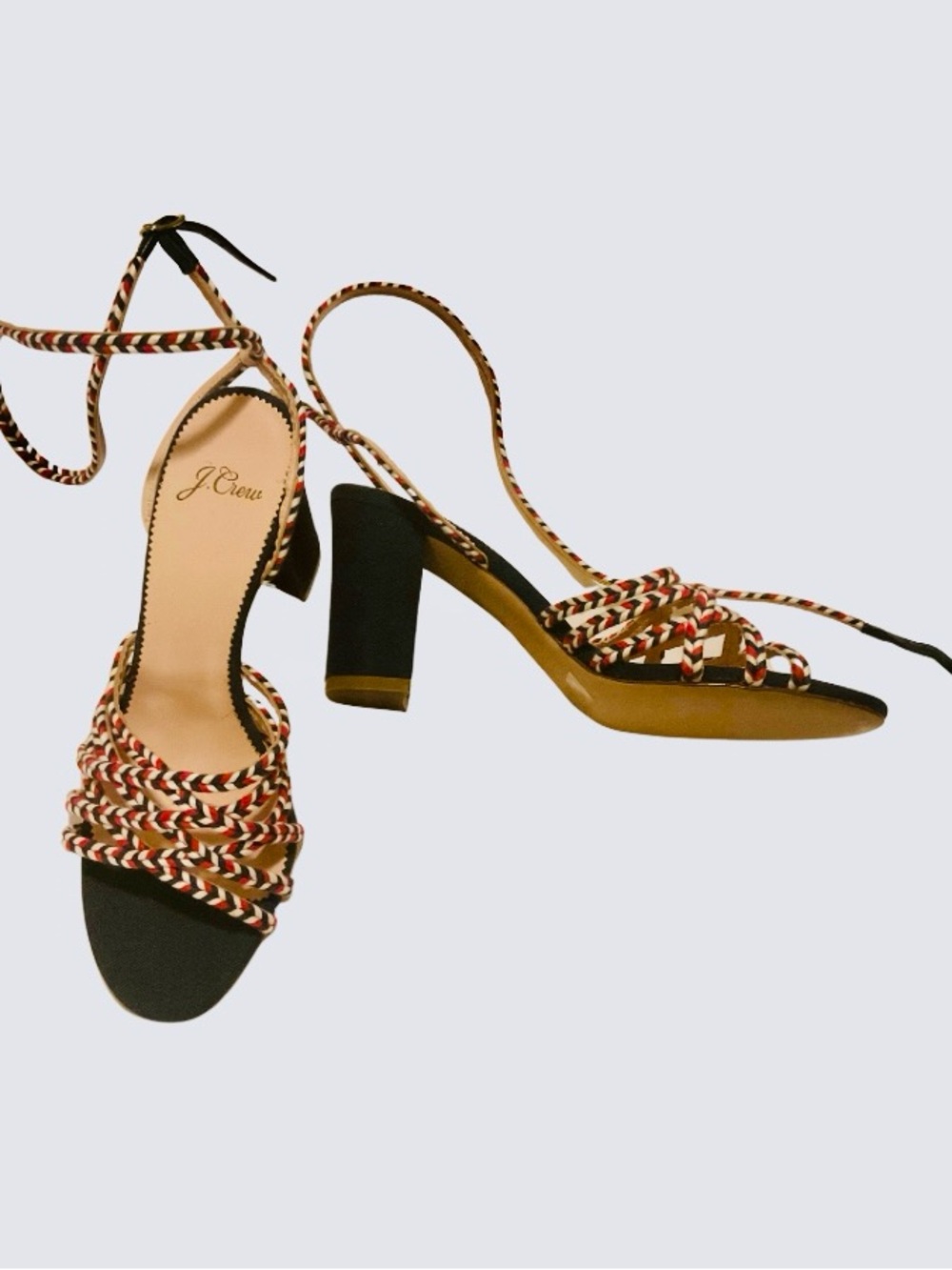 J. Crew Elegant Red Women's Sandals